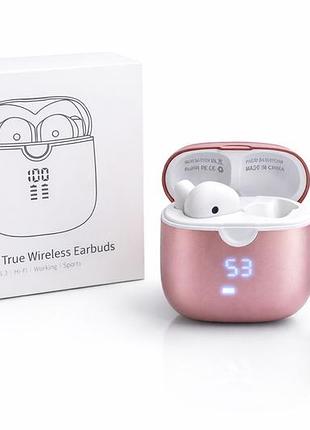 Беспроводные наушники it108 bluetooth 5.3 с led дисплеем, микрофоном и качественным звуком. идеальны на каждый день.