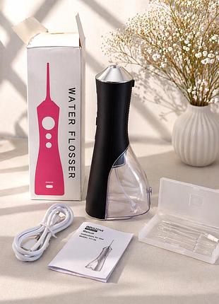 Іригатор для зубів water flosser портативний бездротовий очищувач міжзубний з насадками usb