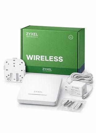 Точка доступу wi-fi zyxel бездротова dual band 2.4/5 ghz для дому та офісу access point