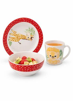 Детский набор посуды livarno home kinder geschirr set 3 предмета