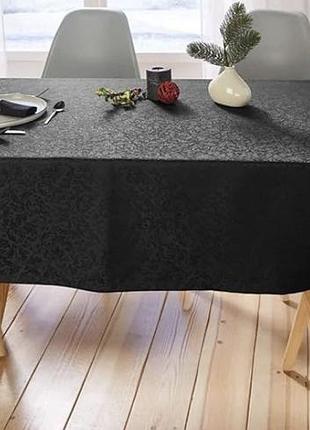 Скатерть жаккардовая livarno home 130×170 см черная