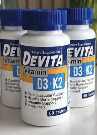 Devita vitamin b3 + k2 60шт єгипет