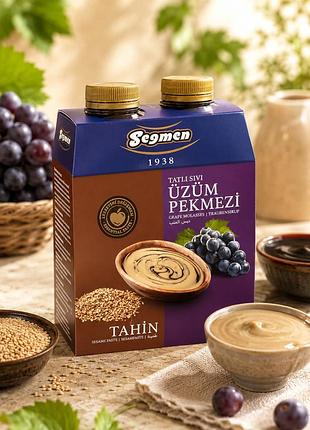 Segmen tahin & üzüm pekmezi кунжутная паста и виноградный пекмез | турецкий тахини и виноградный сироп