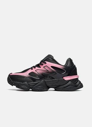 Жіночі кросівки new balance 9060 black pink / smb+ 🔗