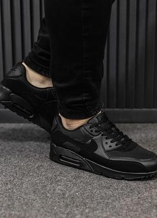 Мужские кроссовки nike air max 90 black / smb+ 🔗