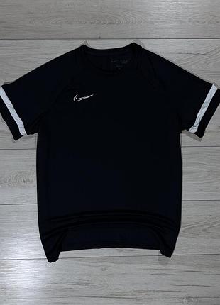 Черная спортивная футболка найк nike black dri-fit, xxl, оригинал