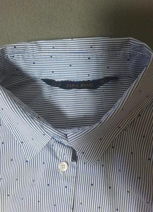 Сорочка в полоску zara xs + шорти  xs