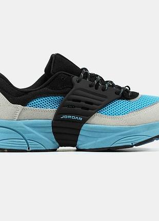 Чоловічі кросівки nike air jordan trunner blue black grey / smb+ 🔗