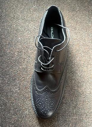 Baldinini derby calfskin black - мужские кожаные туфли (оригинал)