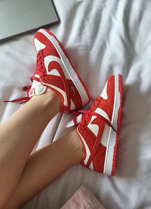 Мужские кроссовки nike sb dunk low red / smb+ 🔗