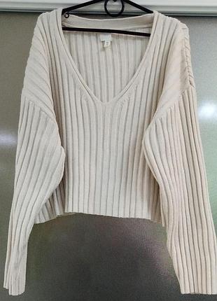 Укорочений джемпер h&m 3