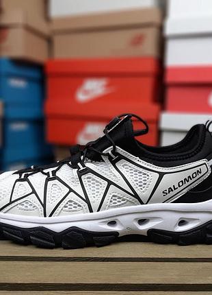 Чоловічі кросівки salomon xt-quest білі з чорним