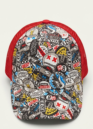 Кепка-тракер little marc jacobs — sticker print.склад: 100% бавовна (основна частина), сітка — поліестер.розмір: 58
універсальний дизайн (unisex)
