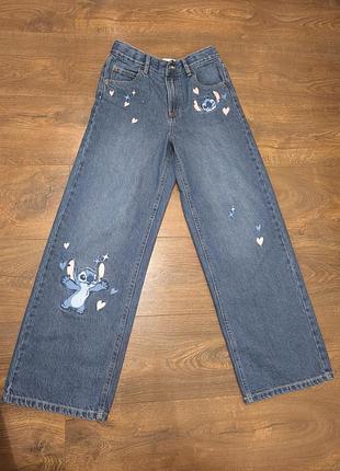 Джинсы stitch, от zara