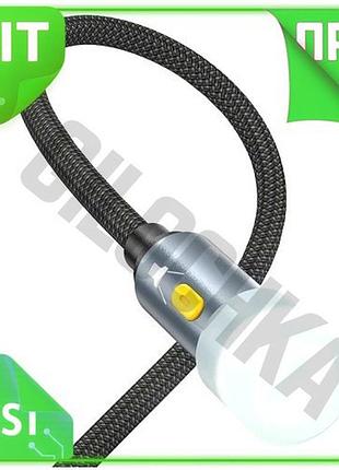 Ve usb led фонарик hoco new version черный type-c usb 30мм для чтения освещения для дома и офиса n6w_ver