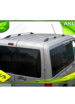 Рейлинги хром макси база для ford connect 2006-2009 алюминиевые дуги на крышу крепление в штатные места ve-33