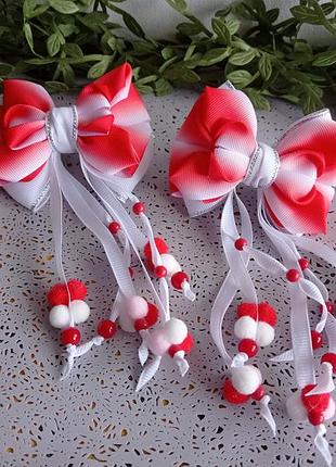 🎀 яркие, изысканные бантики, сочетание различных видов лент - репсовой и градиент.
цена показана за 1 шт.
