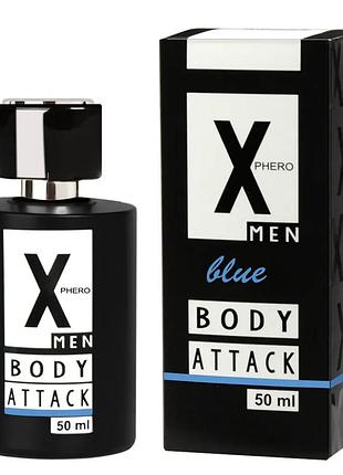 Духи з феромонами x phero men blue 50 ml магнетичний аромат