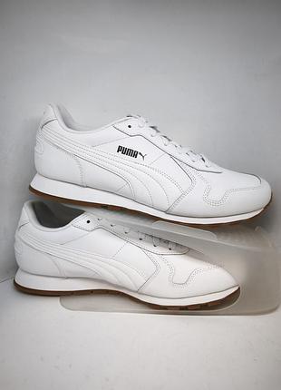 Кроссовки мужские puma st runner full l(35913007) кожаные оригинал, новые, в коробке