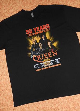 Футболка queen/55 years 1970-2025/thank you for the memories/рок мерч