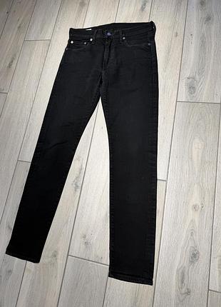 Джинси levi’s 721 high rise skinny чорні ідеальний стан