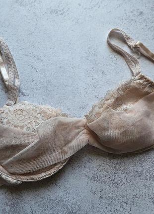 Бюстгальтер victoria's secret персиковый 75b