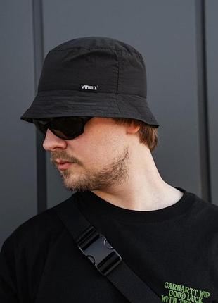 Чоловіча панамка із жатої плащівки without black