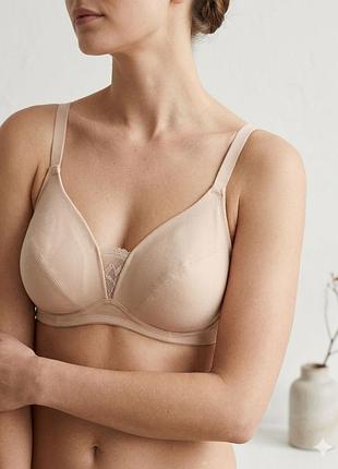 Бюстгальтер бра нижнее белье мягкое без косточек хлопок 32dd 70e