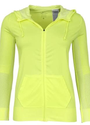 Женская яркая тренировочная zip-худи nike epic knit