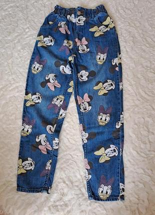 Модные брюки для девочки h&amp;m джинсы disney
