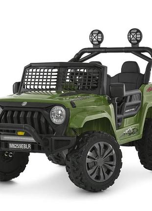 Дитячий електромобіль джип m 6259eblr-10(24v) до 50 кг
