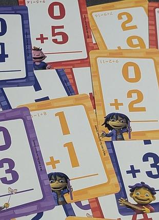 Набор обучающих карт sid the science kid addition flash cards добавления математика 2