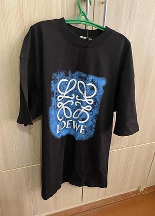 Чоловіча чорна футболка loewe