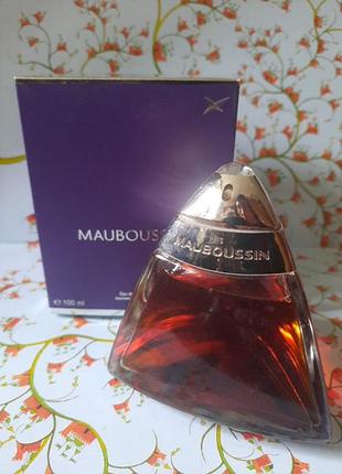Mauboussin pour femme edp винтаж старая версия флакон на 100 мл раритет