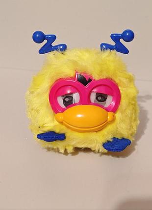 Furby party rockers creature - yellow with pink face
