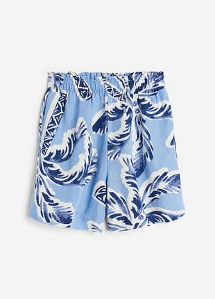Шорти льон h&m