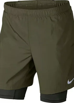 Мужские двойные спортивные шорты nike