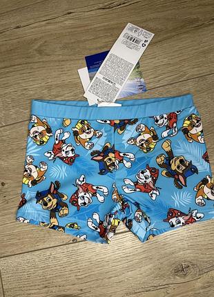 Плавки для хлопчика paw patrol