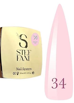 Гель для моделювання steffani builder gel gel 34 (тілесний), 30ml