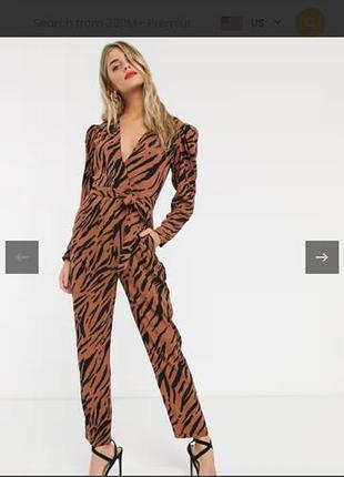 Asos комбинезон анималистичный принт