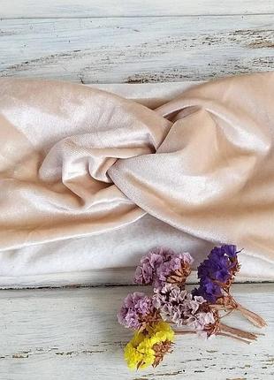 🔥хит!🔥бархатная повязка-чалма на голову