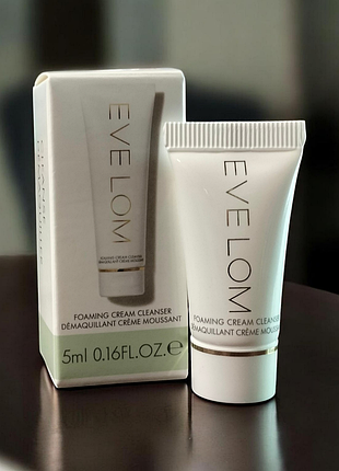 Крем пенка для очищения лица eve lom foaming cream cleanser 5 мл