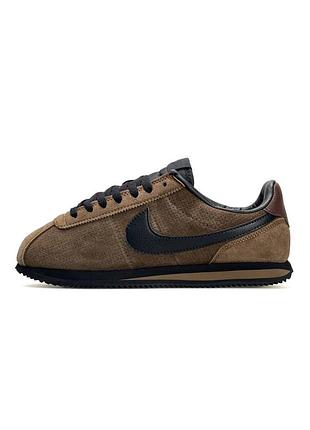 Чоловічі кросівки nike cortez m brown black