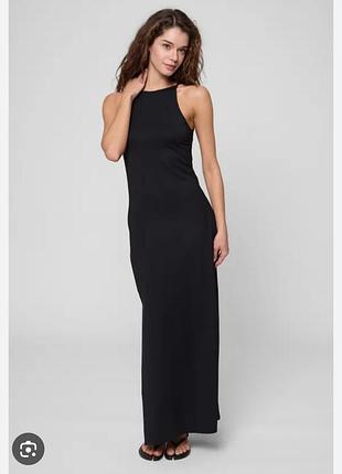 Новое длинное трикотажное платье mugler