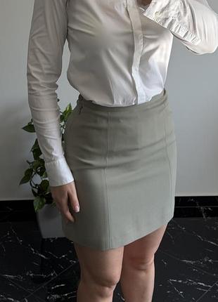 Міні спідниця armani хакі xs р.