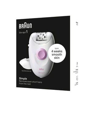 Електричний епілятор braun silk-epil 1 se1-010