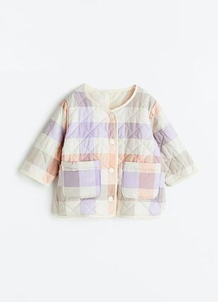 Дитяча стьобана куртка курточка h&m hm для дівчинки