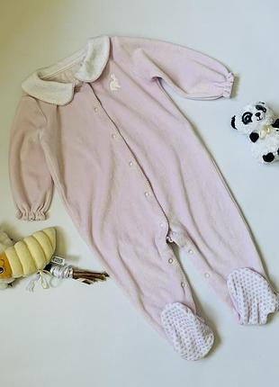 🐰 велюровий чоловічок next baby bunny 9-12 міс 🩷