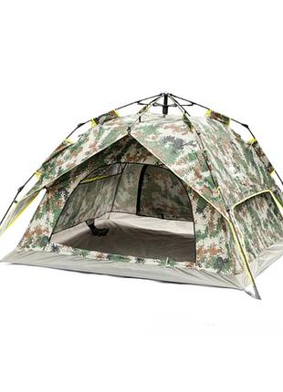 Палатка автоматическая camping tent 2×2 м для 4 человек камуфляж / yb 3007