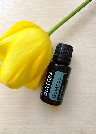 Balance баланс 15 мл смесь натуральных эфирных масел терапевтического класса doterra